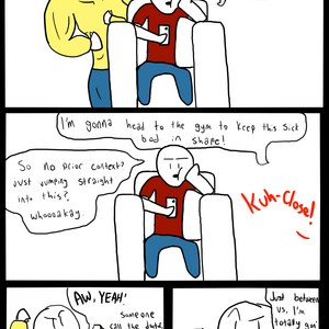 Chuck Goes to the Gym