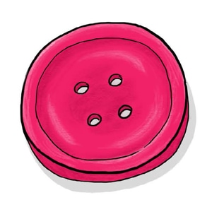 A Bright Pink Button