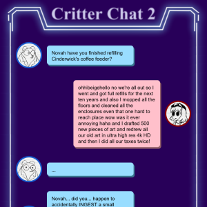 2.4 - Cinderwick: Critter Chat