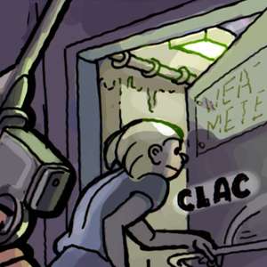 Exploring a strange building