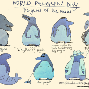 DID YOU KNOW IT WAS WORLD PENGUIN DAY????