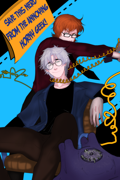 Save this nerd from the annoying horny geek! (BL)