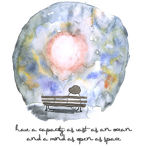 Have a capacity as vast as an ocean