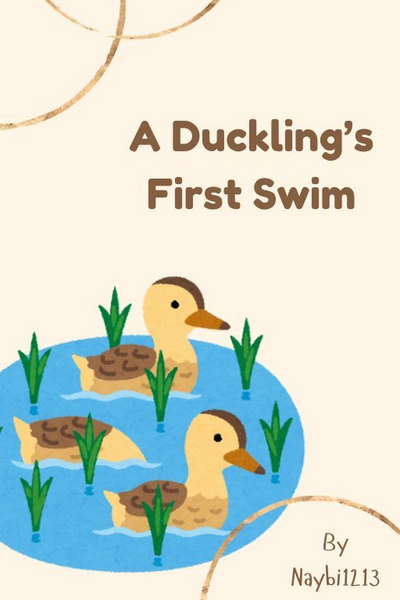 A Duckling's First Swim