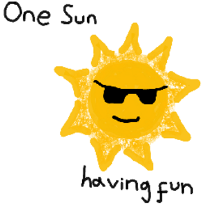 One Sun Having Fun 