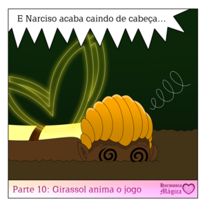 Parte 10: Girassol anima o jogo
