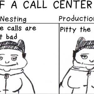 Stages of life in a Call Center