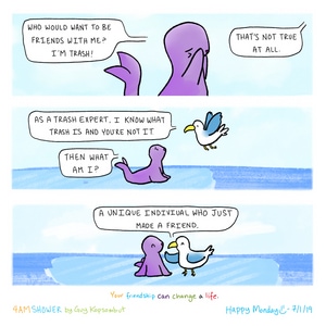a friendship in the making.