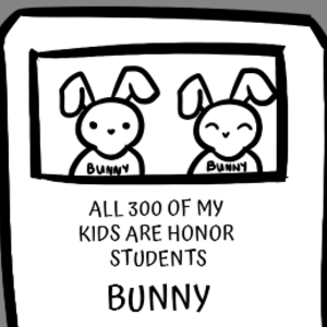 Bunnies Are Proud Of Their Many Honor Students