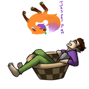 Brushed by a Basket Case