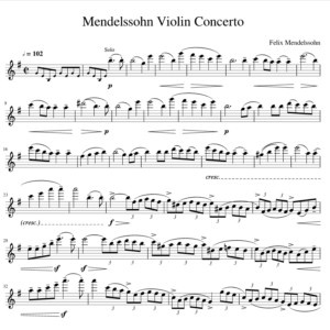 Echoes of Mendelssohn