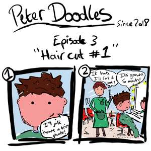 Peter Doodles - Hair Cut #1