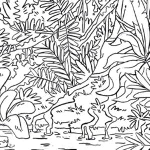 Behind the scenes - Rainforest