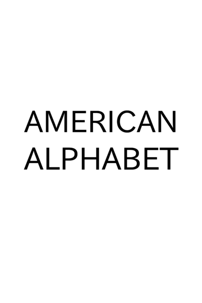 American Alphabet