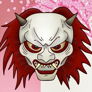 Sharp Petals - Demon Mask