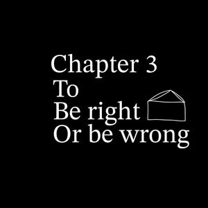To be right or to be wrong 