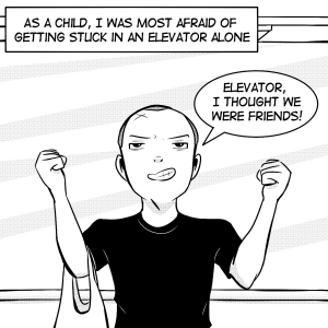 Truthman and an elevator