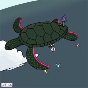 Chapter 1-10: Giant flying turtle