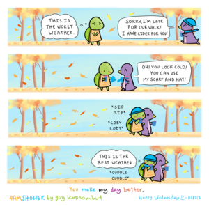 warm me up.