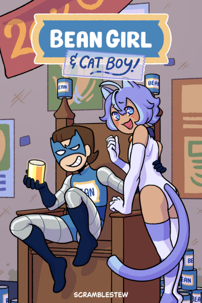 Bean Girl & Cat Boy! Go to the Store!