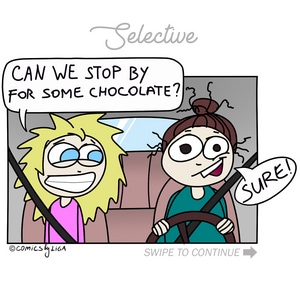 Selective Chocoholic