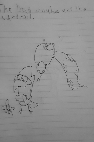 The bad snake and the Cardinal