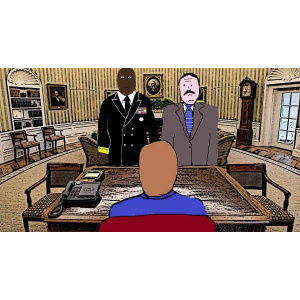 Getting used to the whole &quot;Commander in Chief&quot; thing
