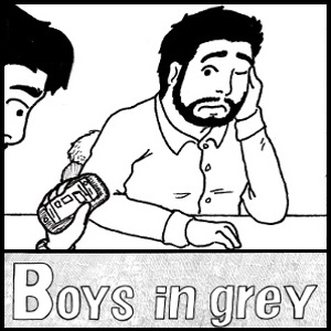 Boys in grey [ENG] - Friend's shoulder