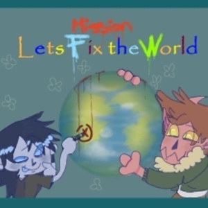 Ref sheets of characters + notice