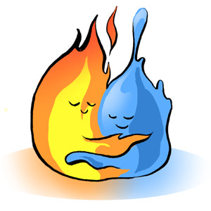 The Flame and the Raindrop