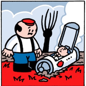 Dickie utilizes Superman's talents