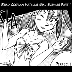 Reiko Cosplay Hatsune Miku Summer Part 1