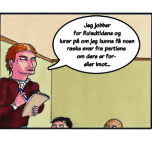 Samtull: Partiutsp&oslash;rringer