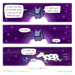 Fly me to the moon.