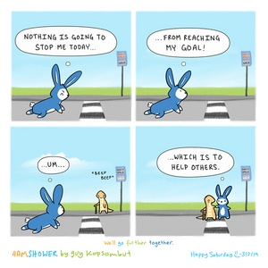 At the right pace.