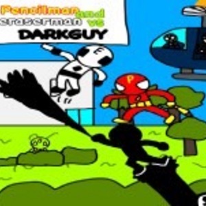 Pencilman and Eraserman Vs Darkguy