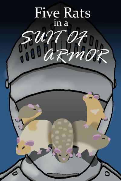 Five rats in a suit of armor