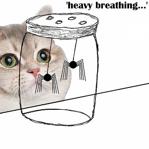 'heavy breathing'...