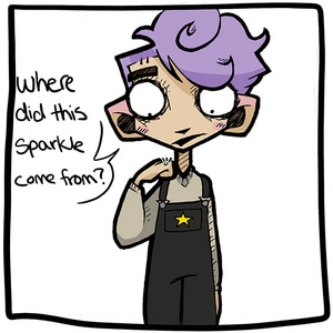 Glitter: More Permanent than Sharpie