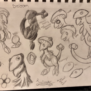 Breloom Sketch Dump/Study