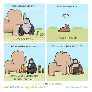endangered friends.