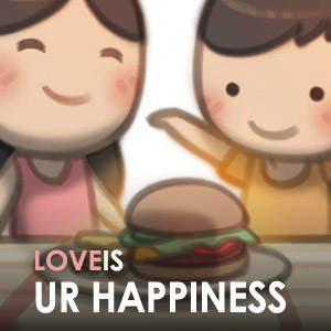 Love is... when your happiness comes first