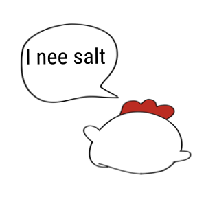 Need some salt 