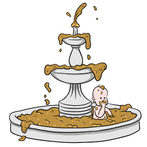 Peanut Butter Fountain