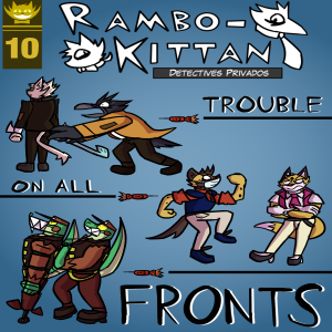 Rambo-Kittan Trouble on All Fronts! 