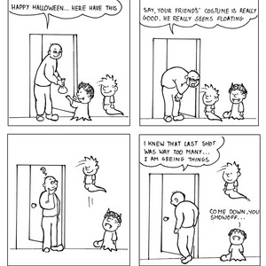 When you have a ghost friend for Halloween...Part 2