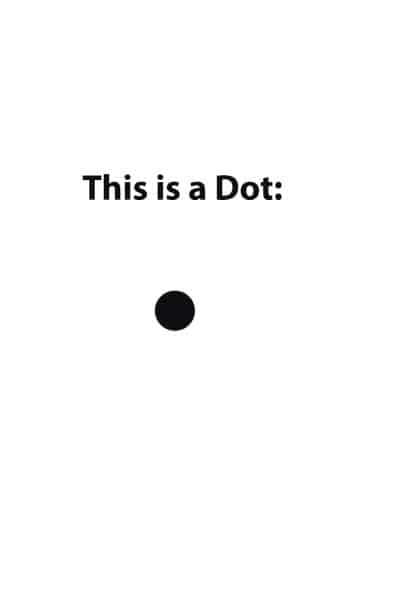 This is a dot