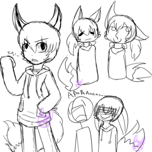 Ryan and Wisteria Sketches