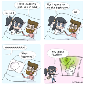 Cuddling