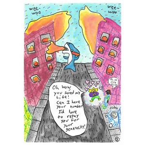 A Fire of Desire: A Fire Breathing Shark Tail